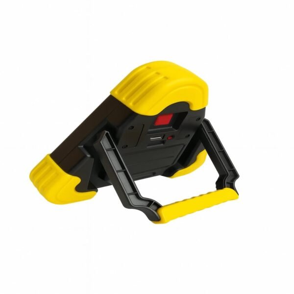 Lámpara LED triangular recargable con panel solar y puerto USB - Imagen 2