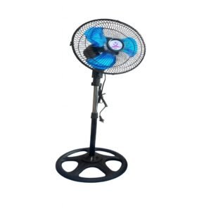 Ventilador de pedestal 3 aspas azul 16" ajustable